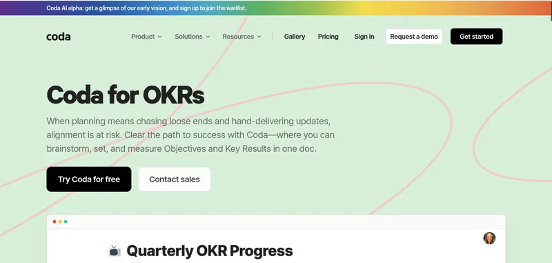 Coda OKR