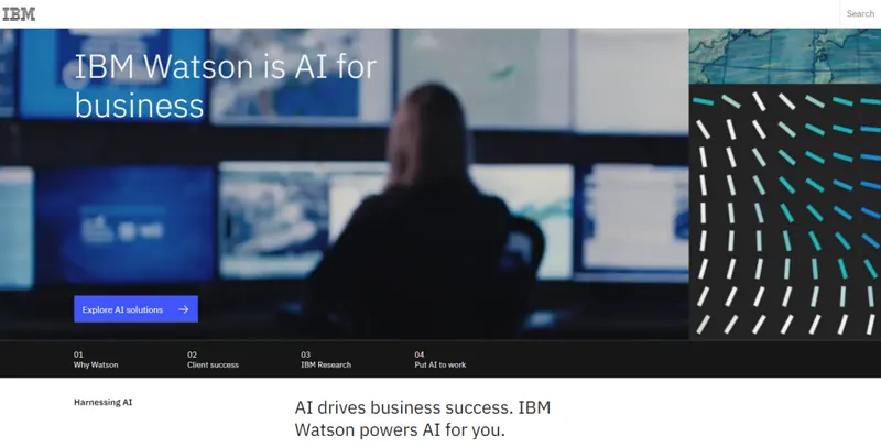 IBM Watson screenshot