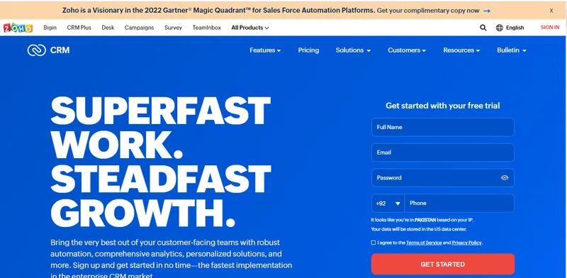 Zoho CRM