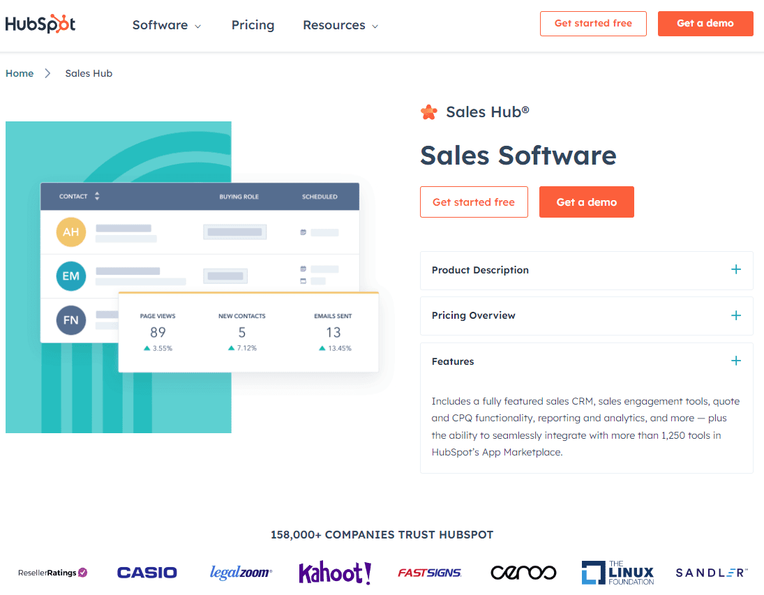 HubSpot Sales Hub