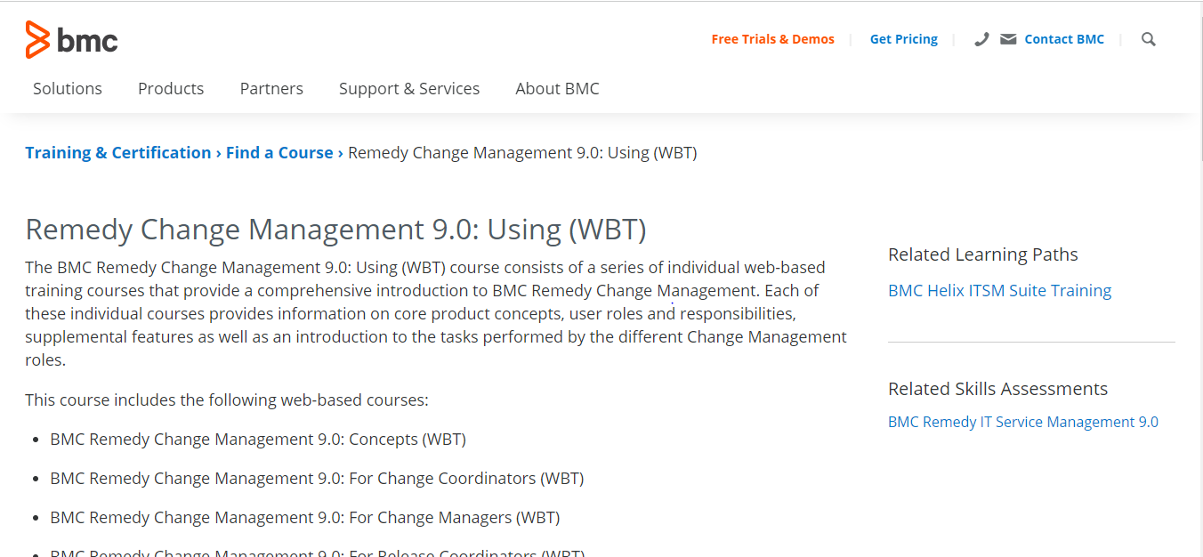 BMC Remedy Change Management 9