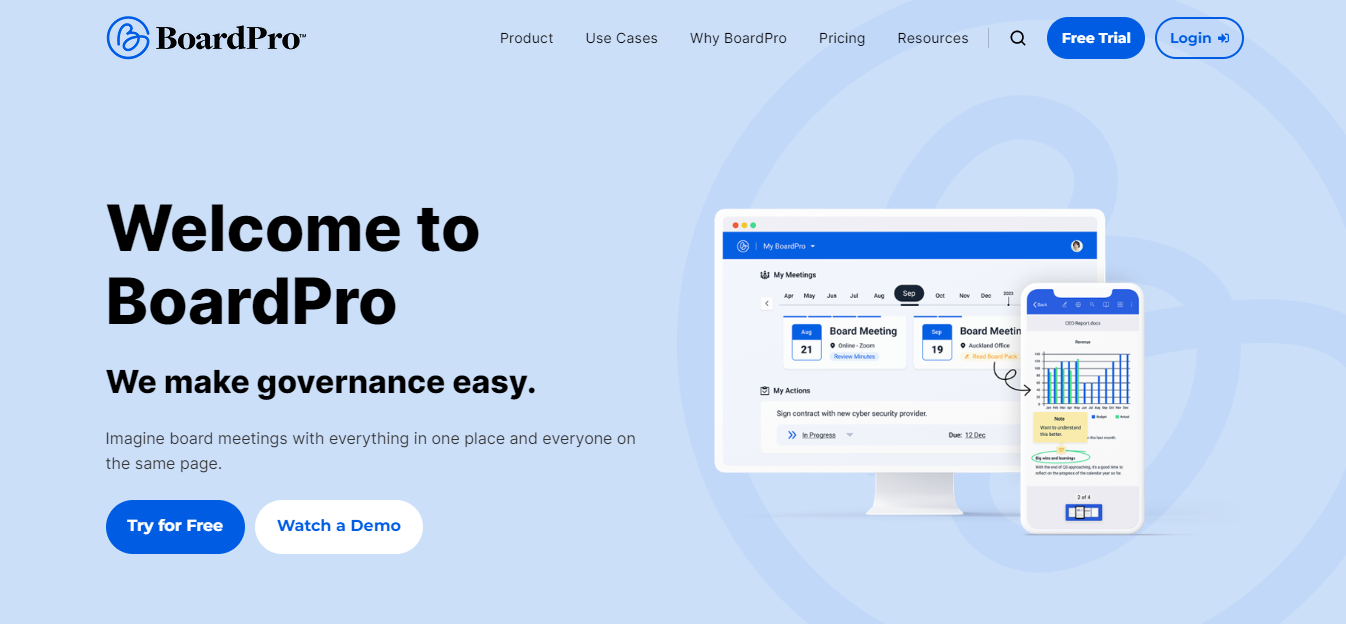 9 Best Board Meeting Software of 2023 (Ranked and Reviewed) 3 BoardPro