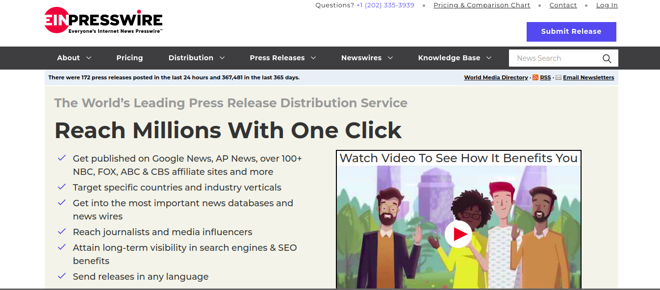 9 Best Press Release Distribution Services of 2023 (Ranked) 5 EIN Presswire