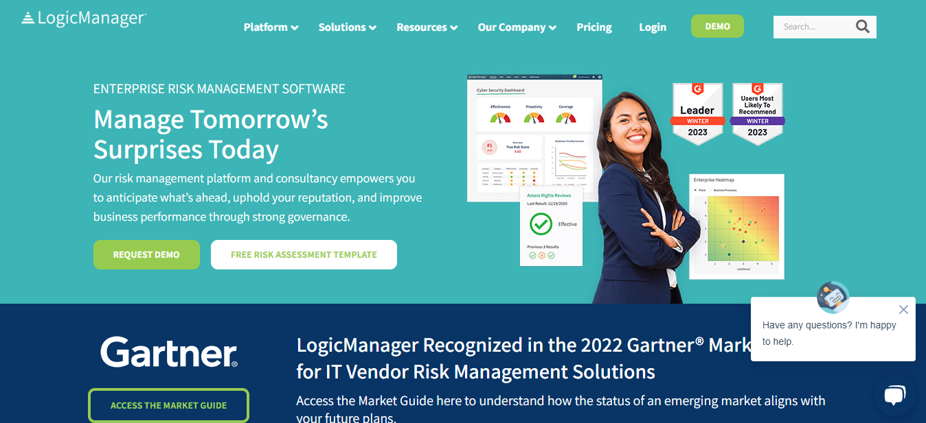 LogicManager, customer relationship management, business partners.