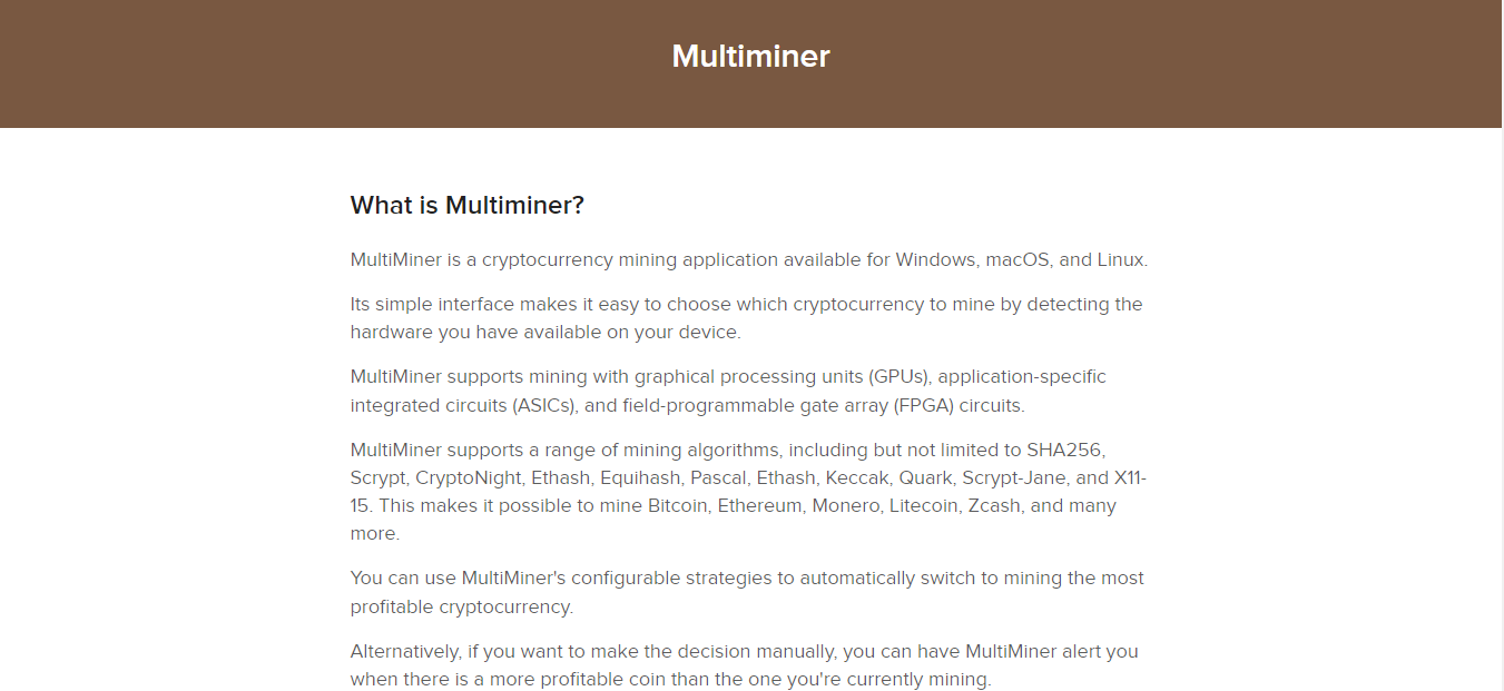 MultiMiner