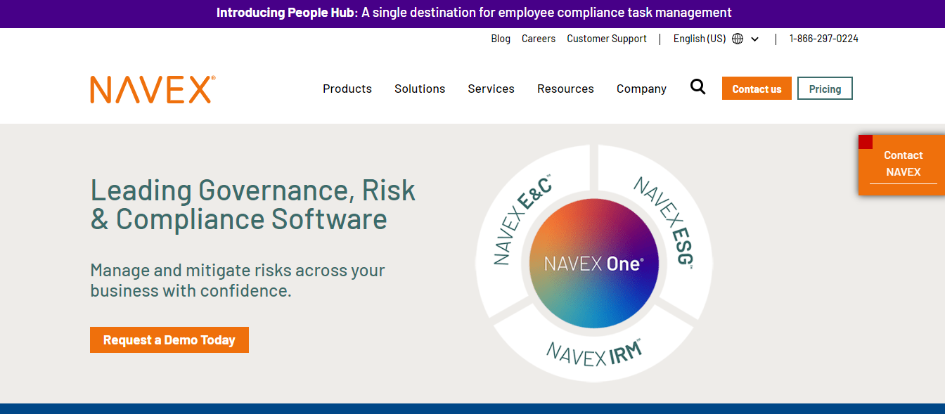 NAVEX Global, sensitive business processes, financial statements.