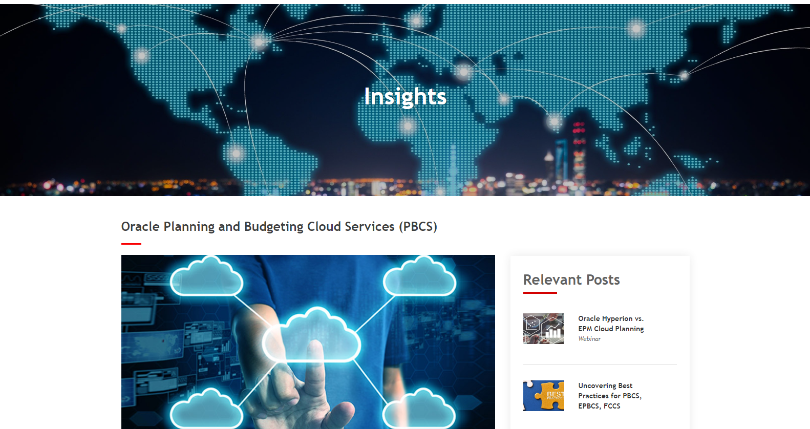 Oracle PBCS