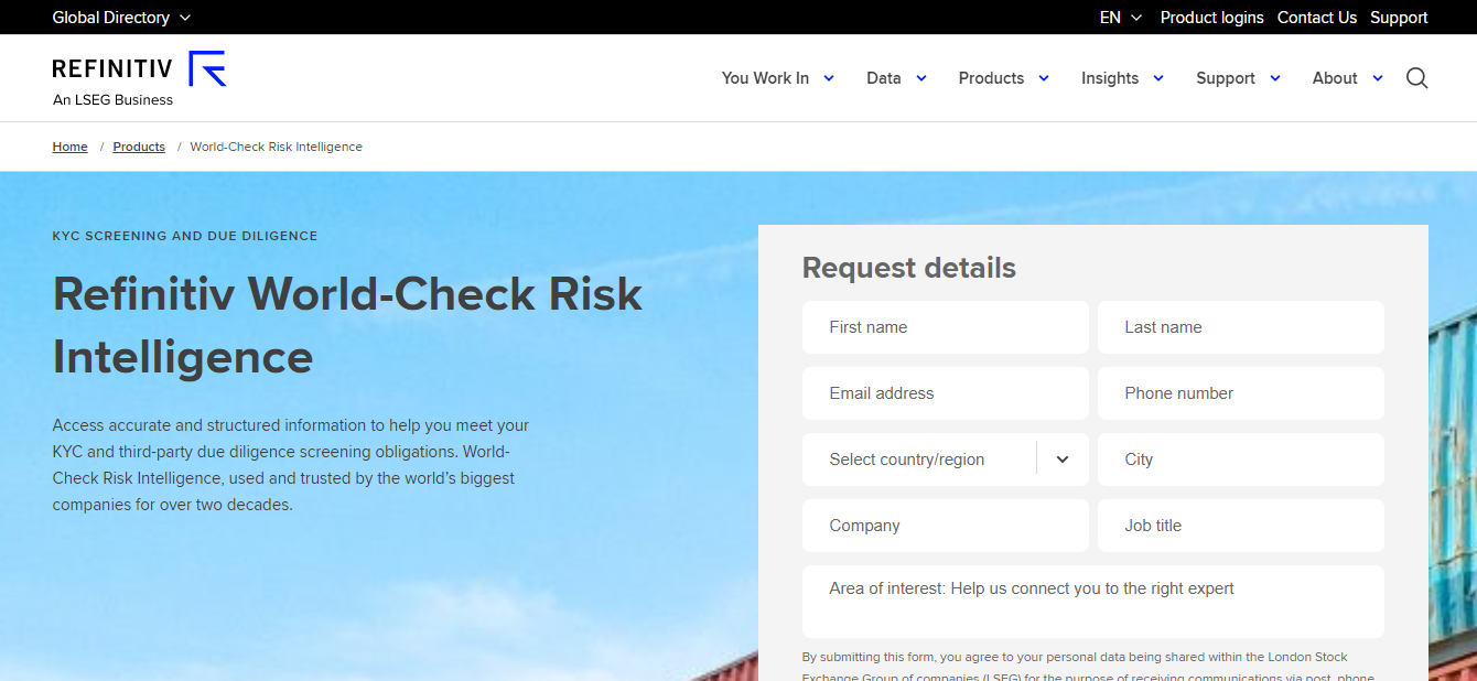 13 Best Anti-Money Laundering Software In 2023 (Ranked And Reviewed) 2 Refinitiv World-Check Risk Intelligence