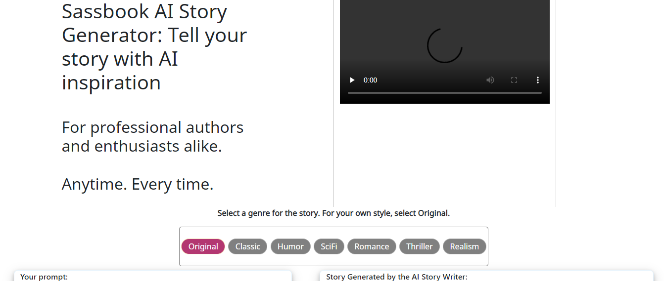 Sassbook AI Writer