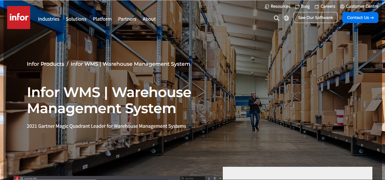                                                     Infor CloudSuite WMS