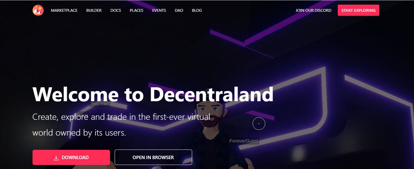 9 Metaverse Platform To Buy Land in 2023 (Ranked And Reviewed) 2 Decentraland