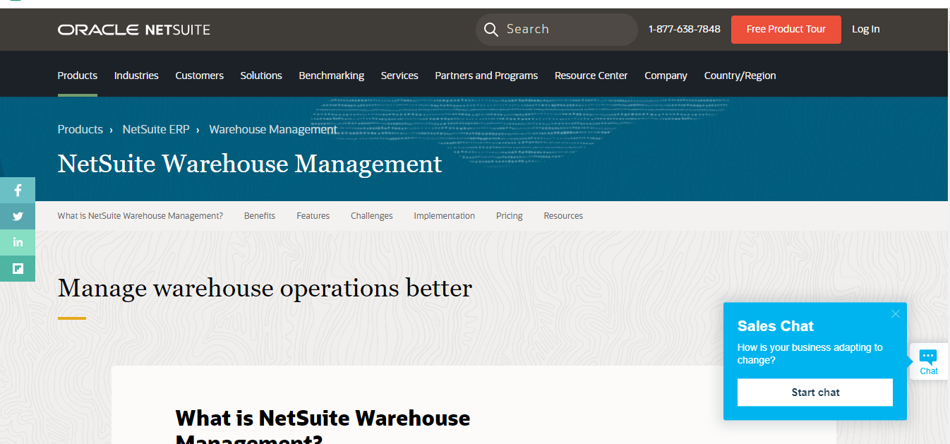                                                                       Oracle Netsuite WMS