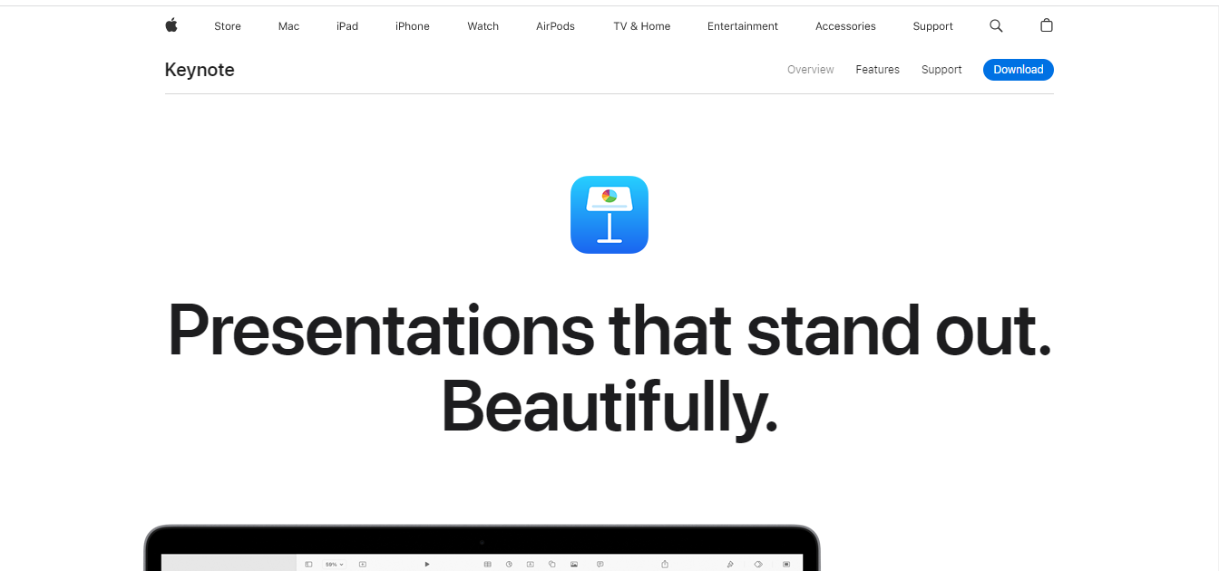                                                                           Apple Keynote