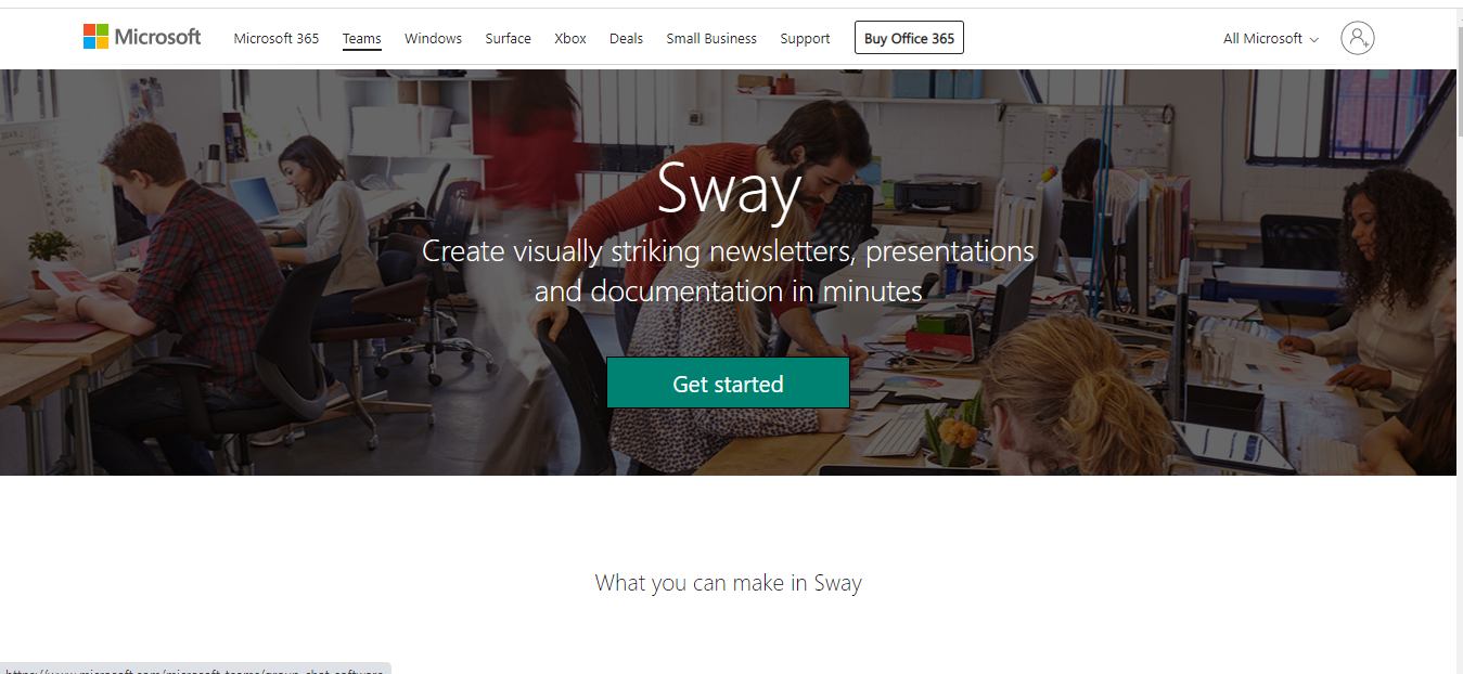                                                                        Microsoft Sway