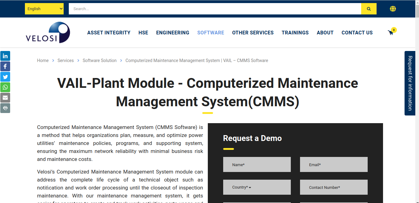 Vail CMMS