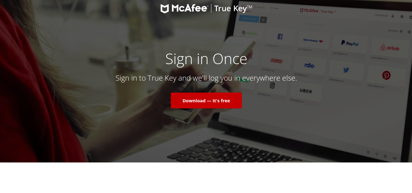 McAfee True Key