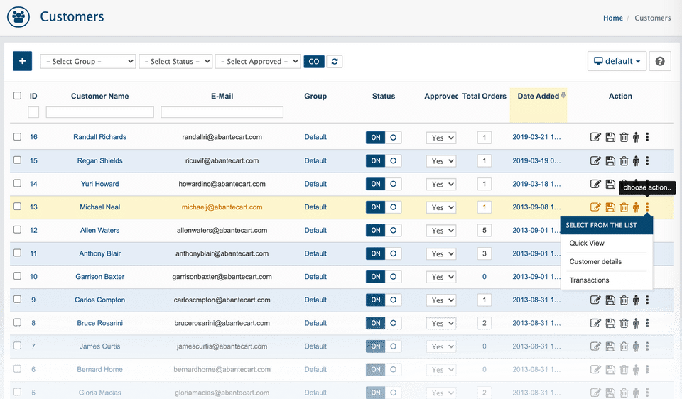 AbanteCart screenshot 4