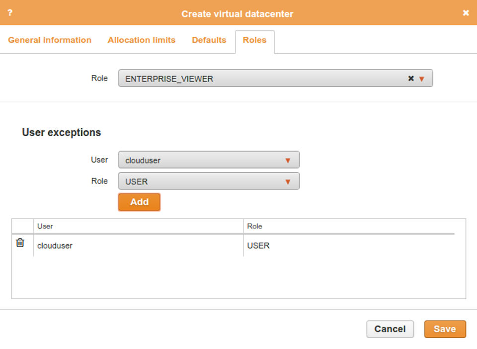 Abiquo screenshot 3