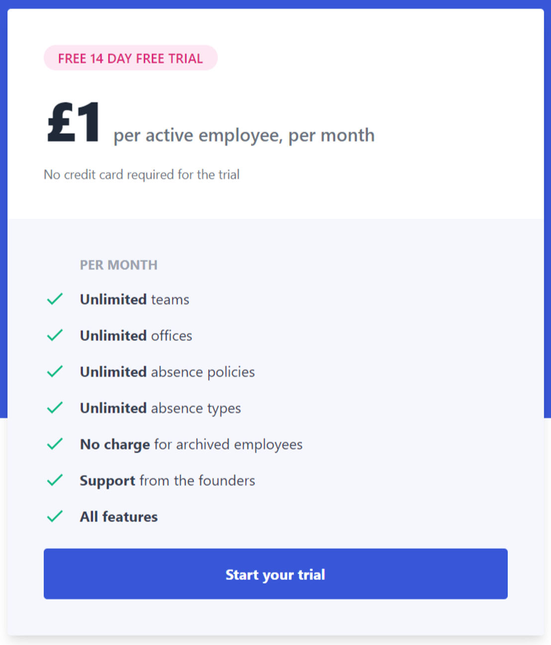 Absentive pricing 1