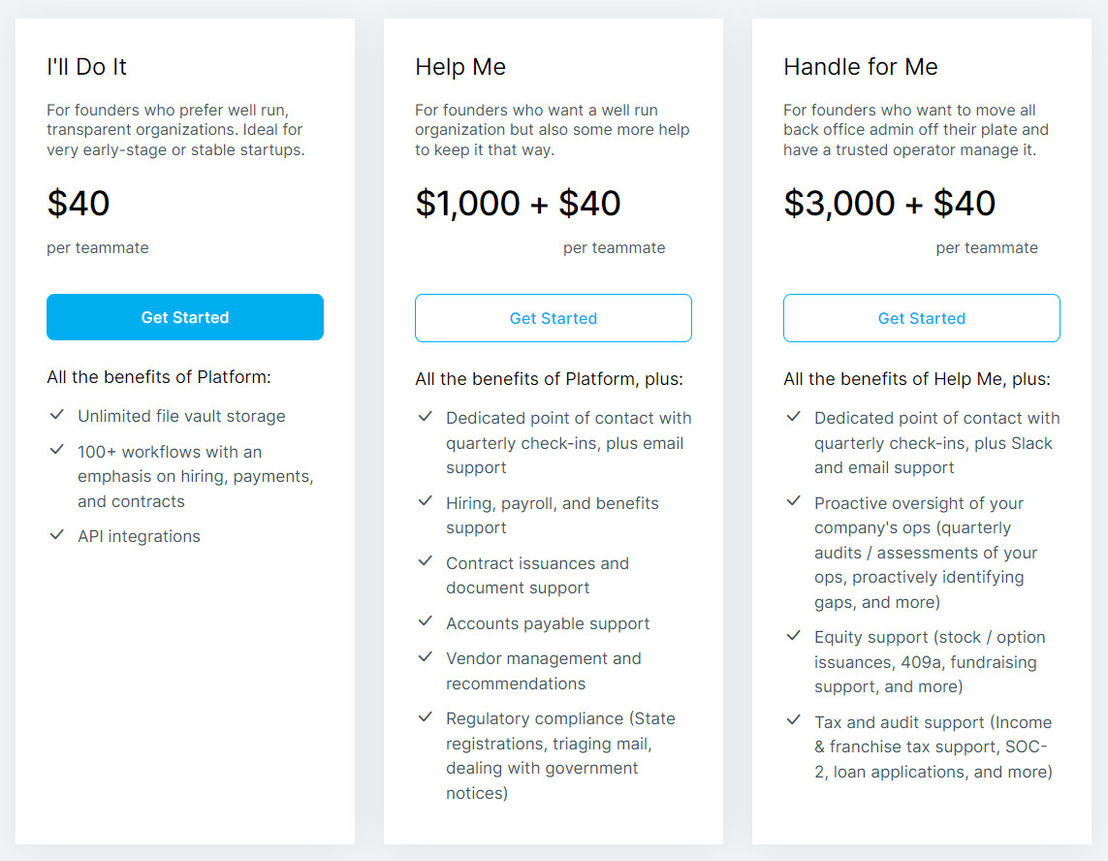 AbstractOps pricing