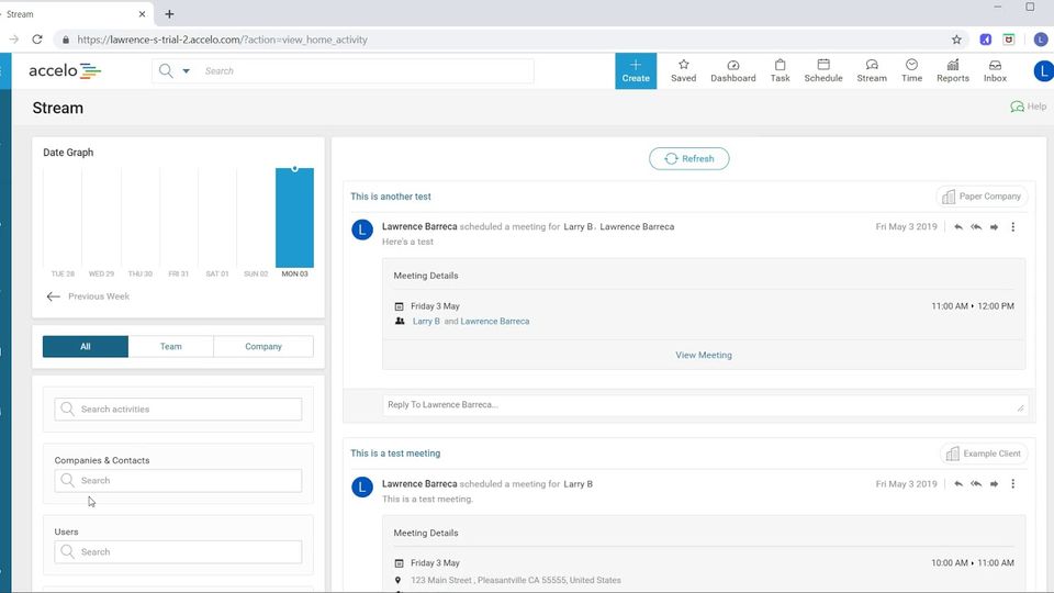 Accelo screenshot 3