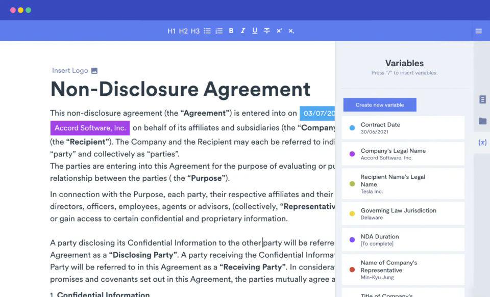 Accord screenshot 1