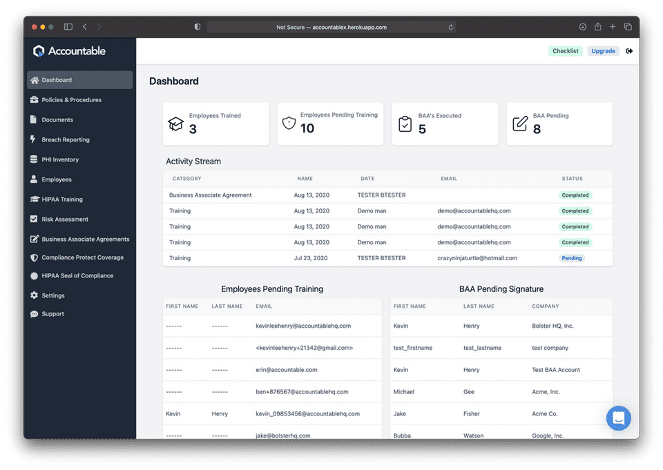 Accountable screenshot 1