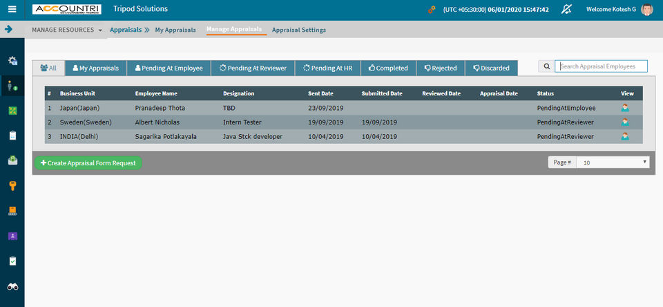 Accountri screenshot 2