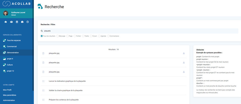 Acollab screenshot 1