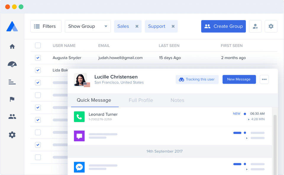 Acquire screenshot 1