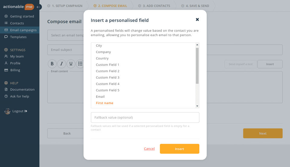 actionable.me screenshot 1