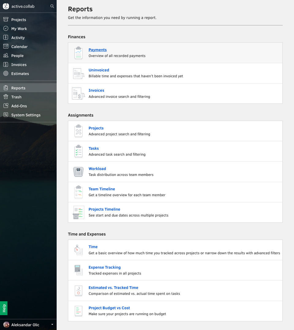 ActiveCollab screenshot 3
