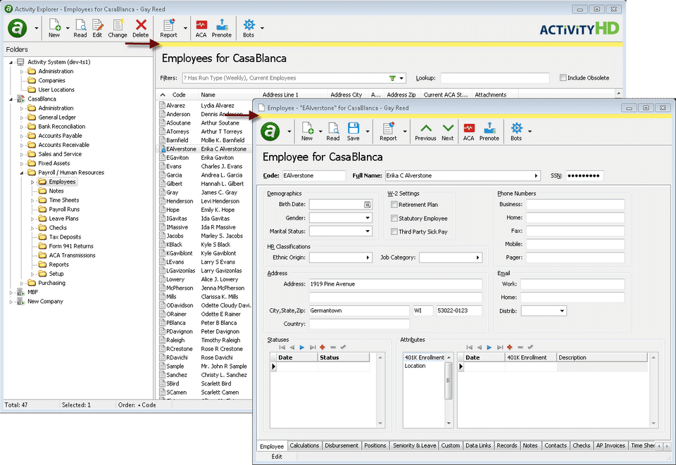 ActivityHD screenshot