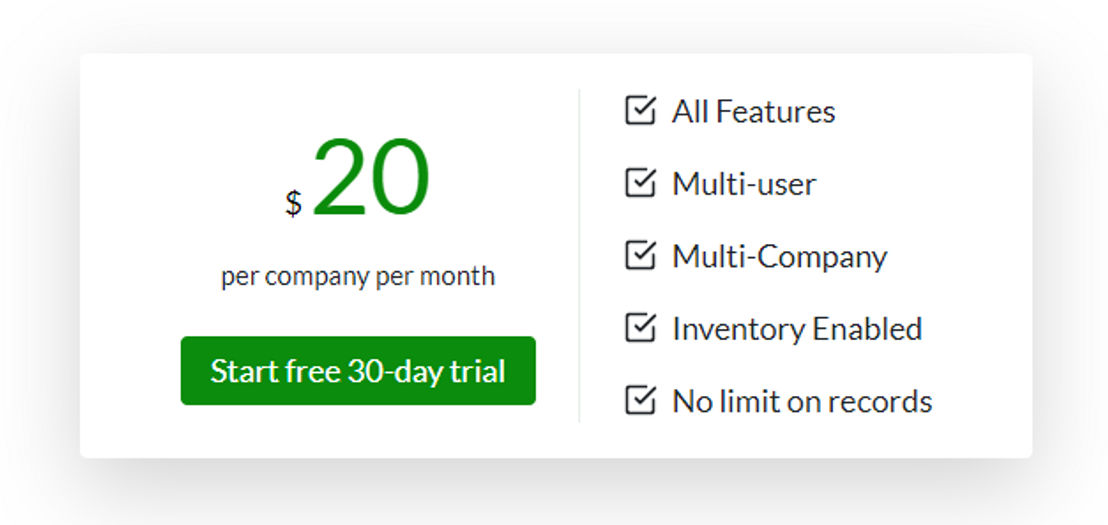 AcuSheet pricing 1