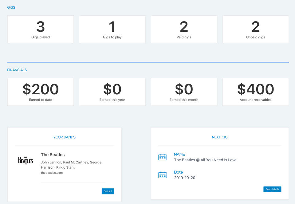 Adagio CRM screenshot