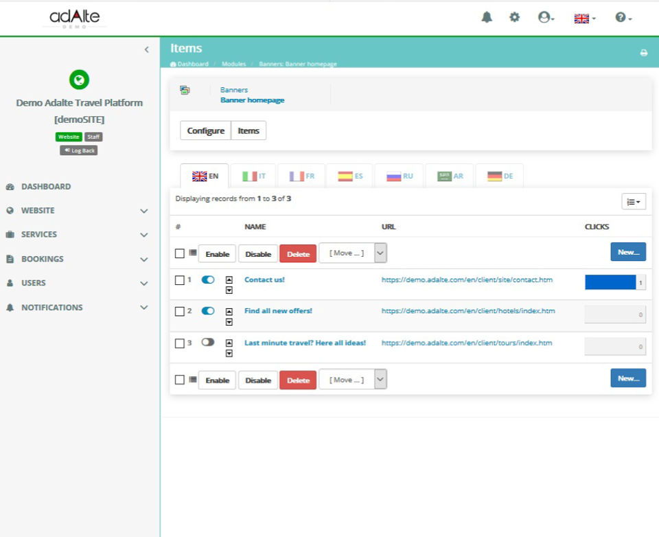Adalte Travel Platform screenshot 3