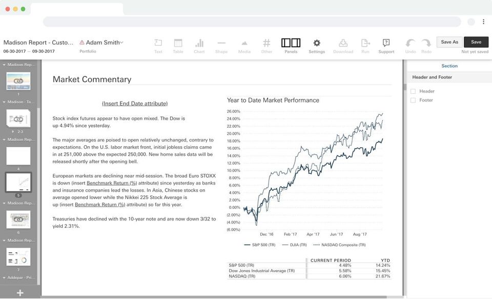 Addepar screenshot 1