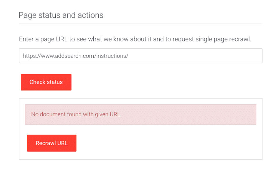 AddSearch screenshot 1