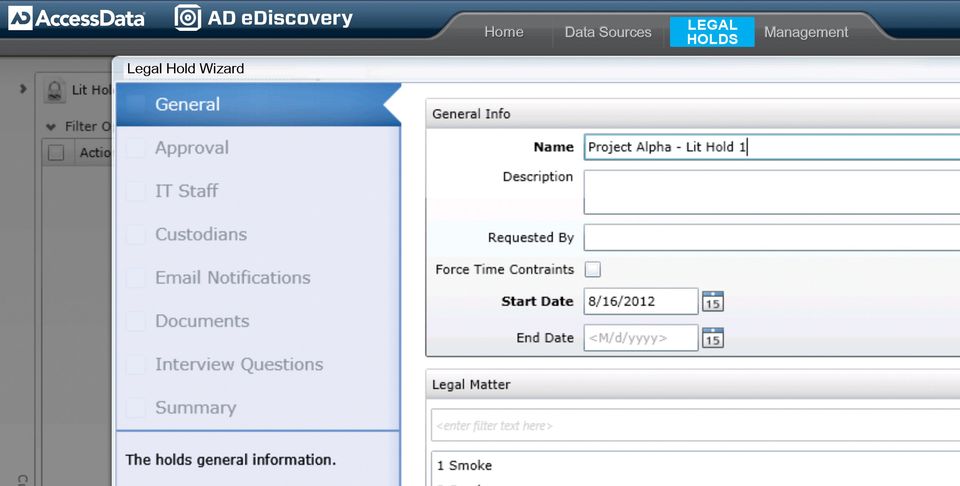 AD eDiscovery screenshot 4