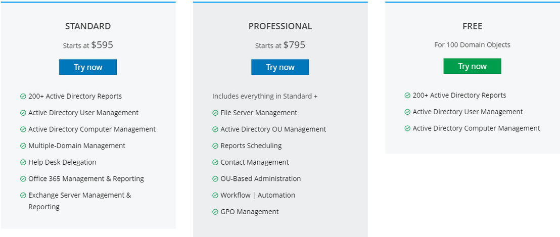 ADManager Plus pricing 1