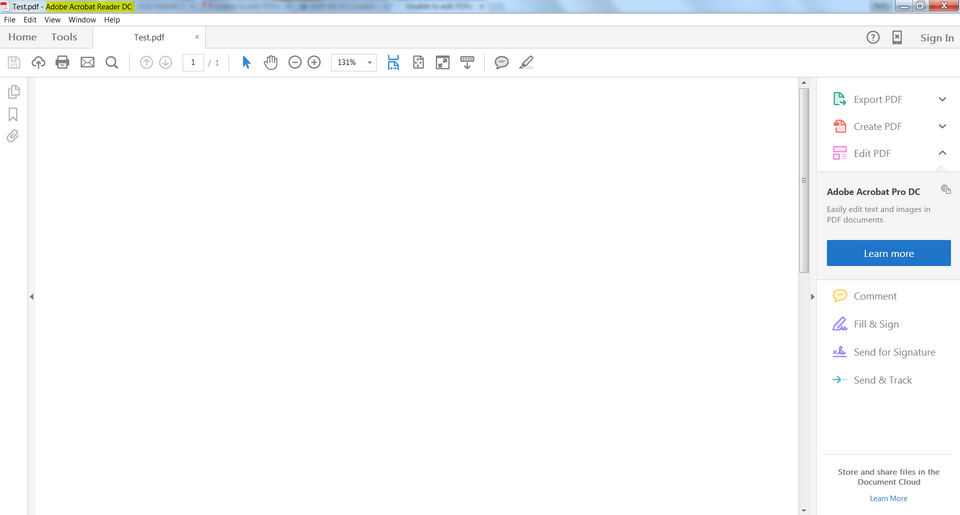 Adobe Acrobat DC screenshot 2