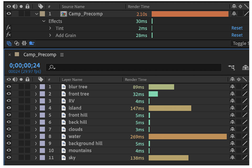 Adobe After Effects screenshot