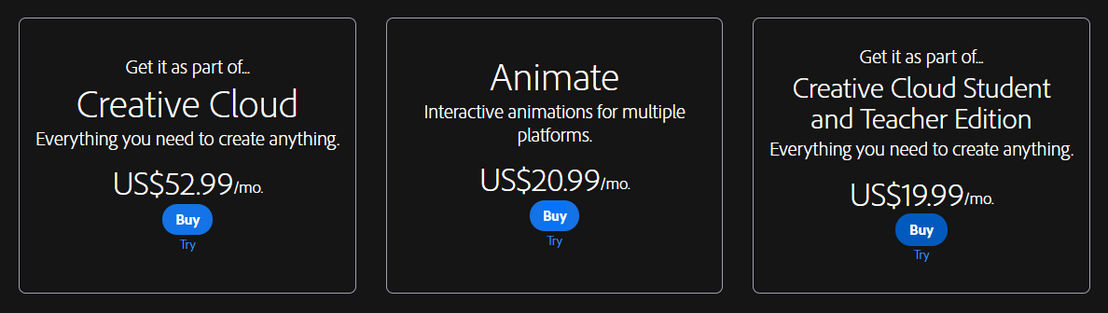 Adobe AIR pricing