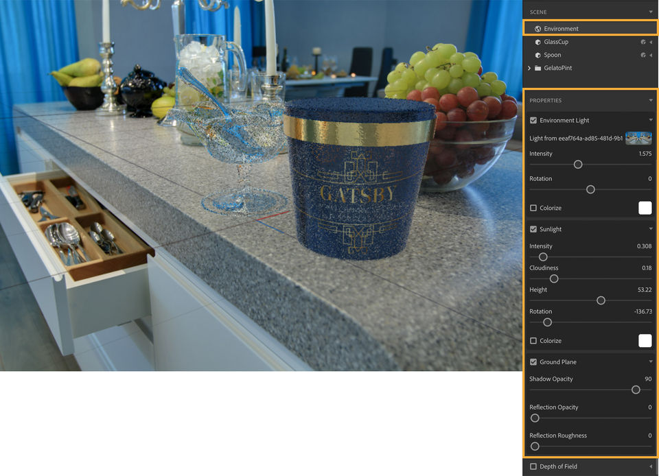 Adobe Dimension screenshot 2