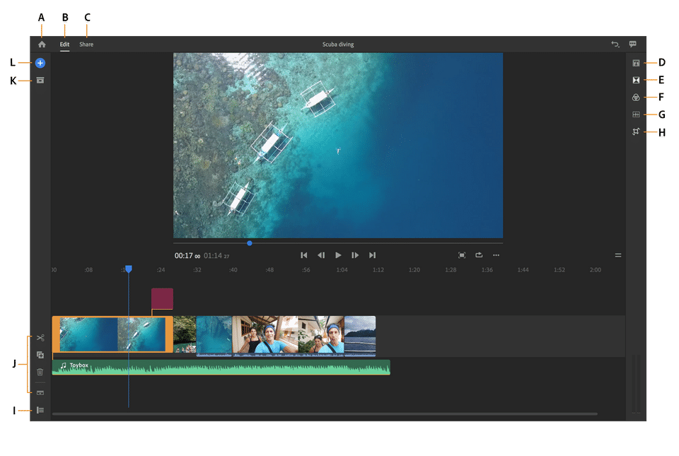 Adobe Premiere Rush screenshot 2