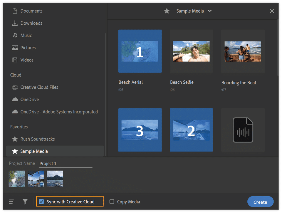 Adobe Premiere Rush screenshot 1