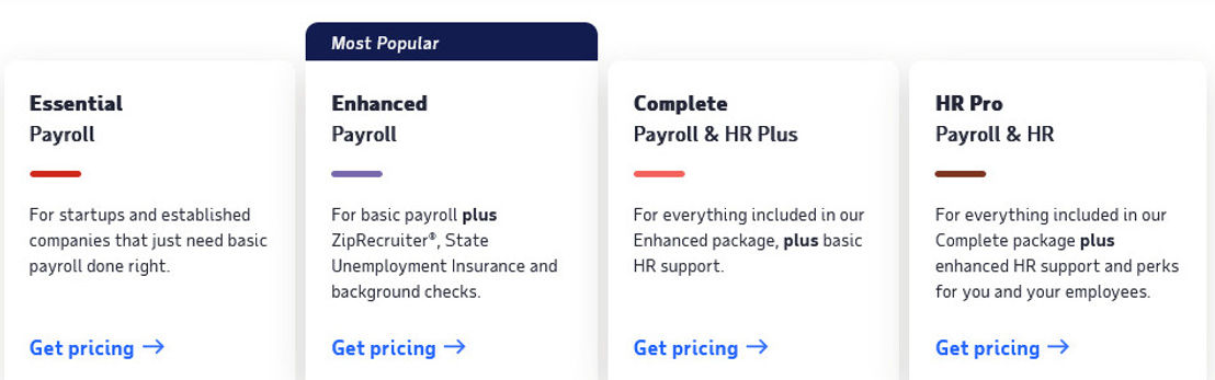 ADP Payroll Services pricing 1