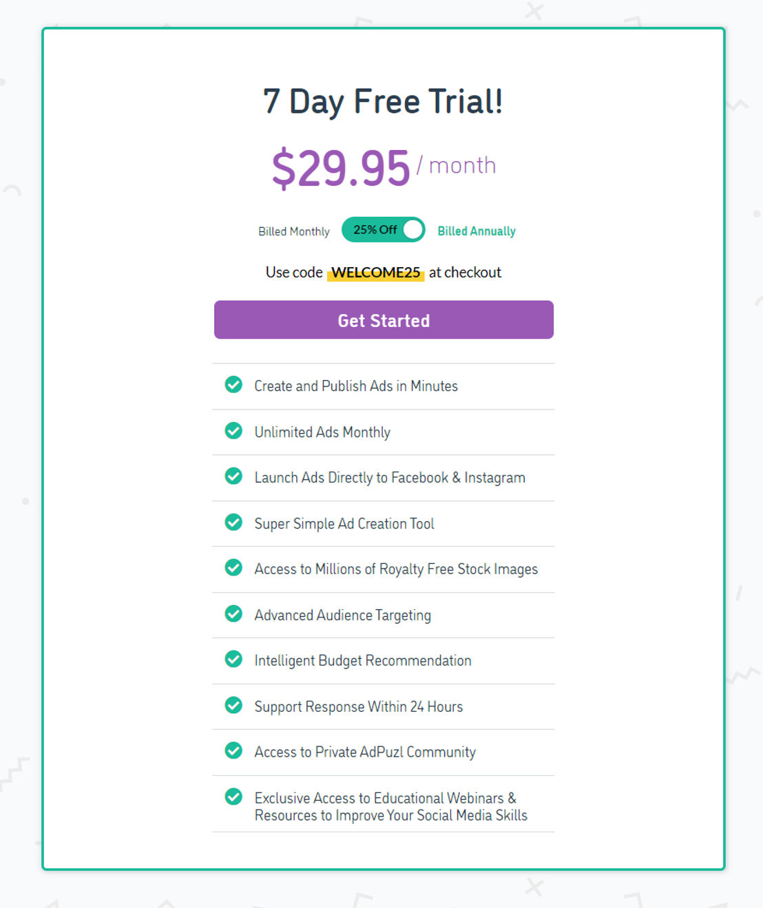 AdPuzl pricing 1