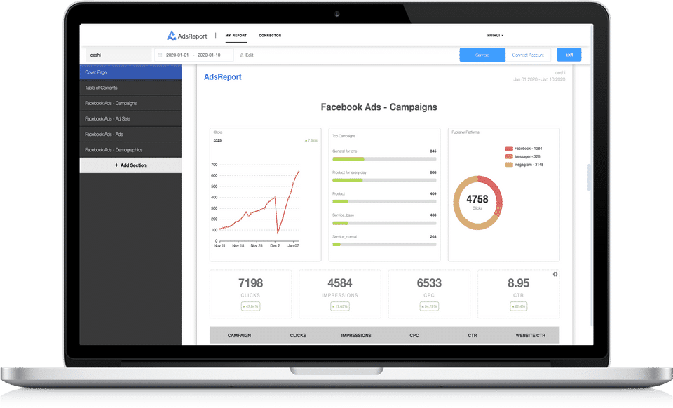AdsReport screenshot 1