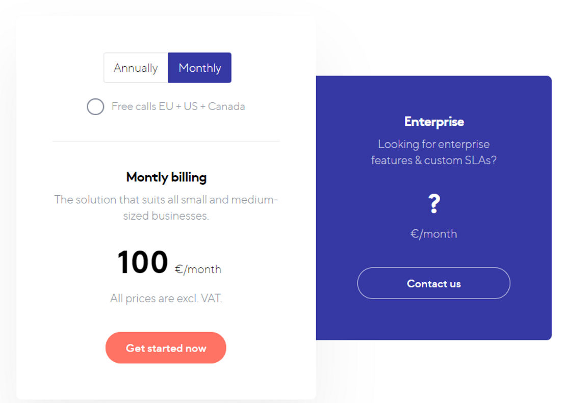 Adversus pricing 1